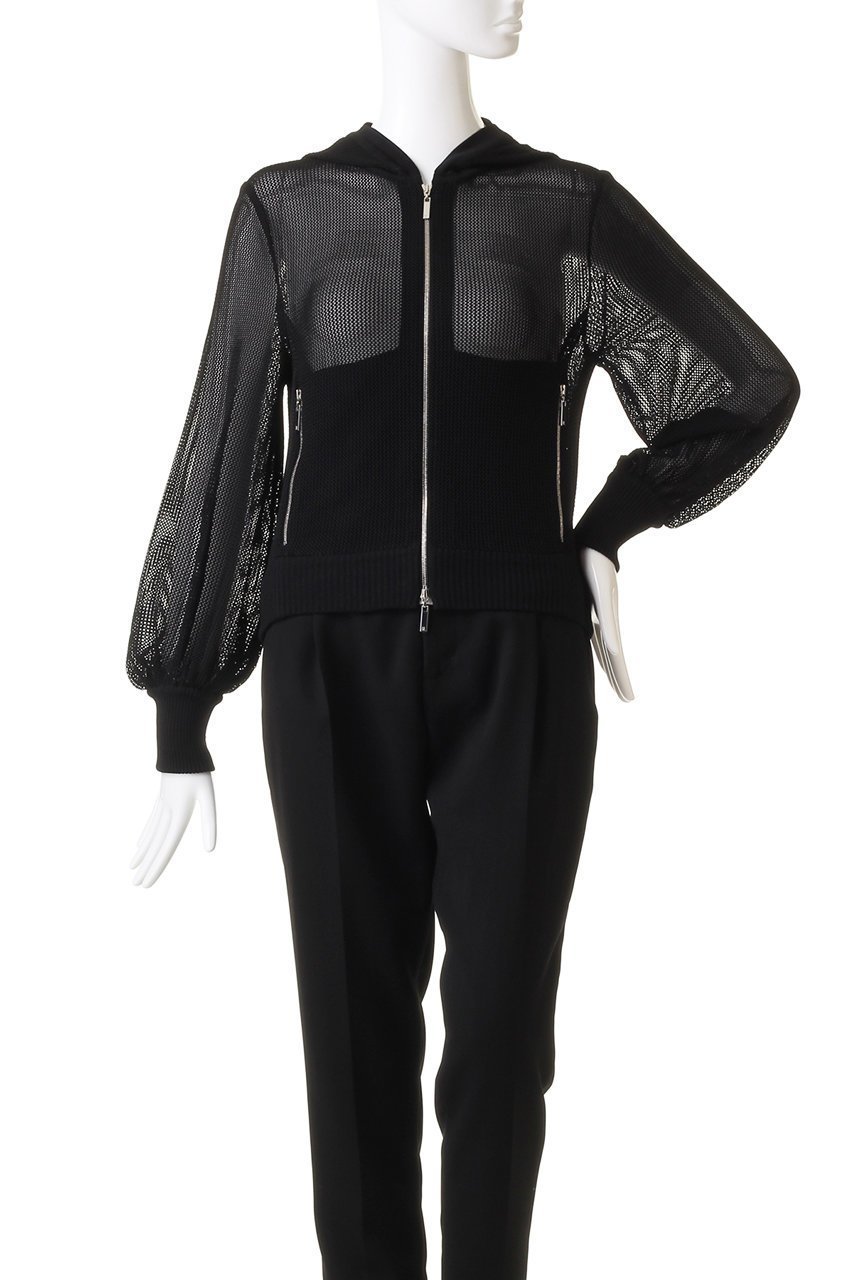 【デイジーリン/DAISY LIN】のElegant Mesh Parka 人気、トレンドファッション・服の通販 founy(ファニー) 　ファッション　Fashion　レディースファッション　WOMEN　トップス・カットソー　Tops/Tshirt　シャツ/ブラウス　Shirts/Blouses　パーカ　Sweats　ロング / Tシャツ　T-Shirts　スウェット　Sweat　カットソー　Cut and Sewn　インナー　Inner　タンク　Tank　トレンド　Trend　メッシュ　Mesh　other-2|ID: prp329100003512994 ipo3291000000031401318