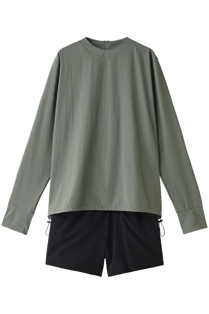 【レイール/Reir】の【BeachQueen】4点セット インテリア・キッズ・メンズ・レディースファッション・服の通販 founy(ファニー) 　ファッション　Fashion　レディースファッション　Fashion for Women　トップス・カットソー　Cut & Sew Tops　キャミソール&ノースリーブ　Camisoles & Sleeveless Tops　シャツ・ブラウス・オフィスカジュアル　Elegant Blouses & Button-Ups　ロングTシャツ・Tシャツ　Longline T-Shirts & Tees　カットソー・ベーシックTシャツ　Cut-and-Sewn Tops / Stretch Tees & Basics　パンツ　Pants & Trousers　キャミソール　Camisole, Spaghetti Strap Top　ショート　Short, Short Length　タンク　Tank Top, Sleeveless Top　再入荷　Restock / Back in Stock　夏　Summer　水着　Swimsuit, Swimwear　カーキ|ID: prp329100003512995 ipo3291000000036001321