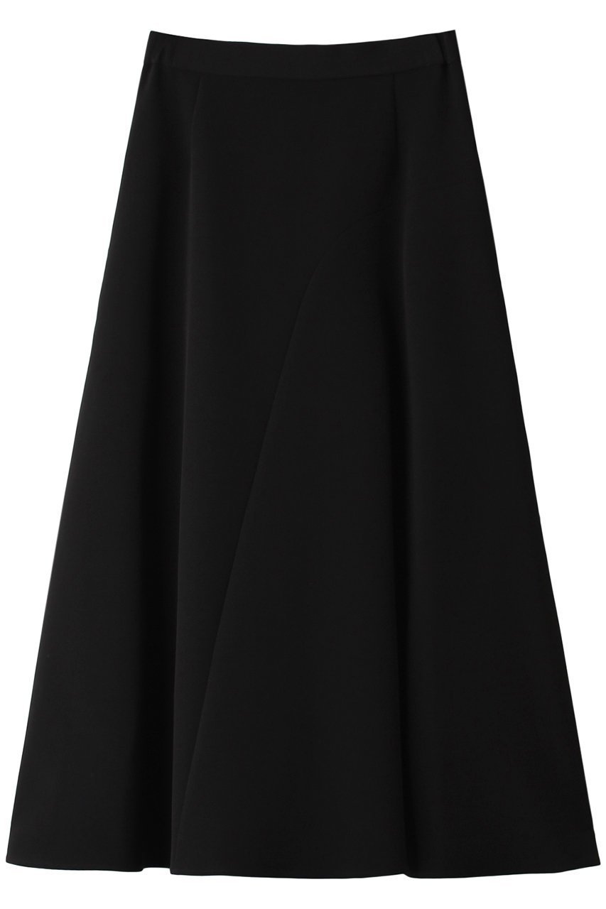【エムダブリュー/MW】のストレッチ ボリューム ロングスカート インテリア・キッズ・メンズ・レディースファッション・服の通販 founy(ファニー) 　ファッション　Fashion　レディースファッション　Fashion for Women　スカート　Skirts　ロングスカート　Long Skirts / Maxi & Midi Skirts　おすすめ　Recommended / Our Picks　ストレッチ　Stretch, Stretchy Fabric　ロング　Long, Long-Length　エレガント 上品　Elegant　ブラック|ID: prp329100003515645 ipo3291000000032934072