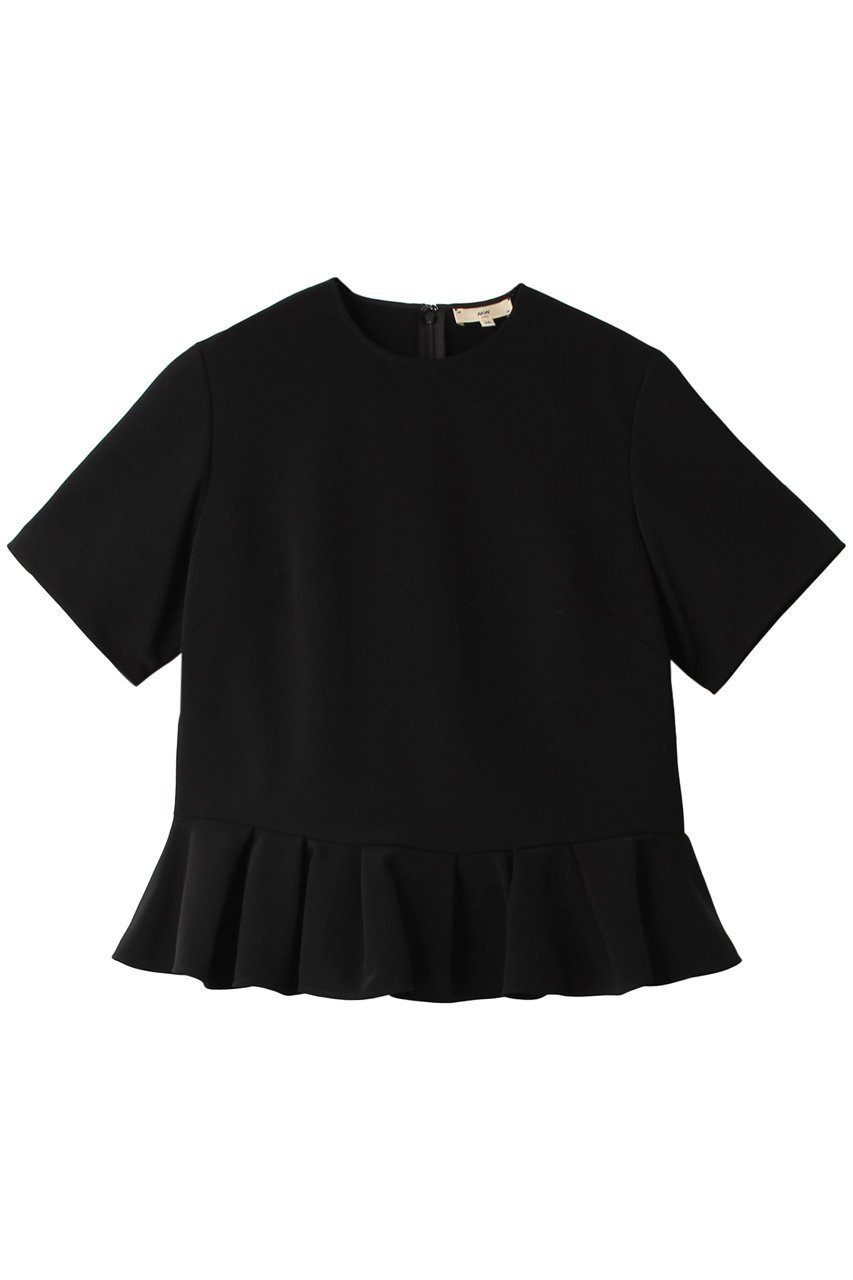 【エムダブリュー/MW】のストレッチ ペプラムタック ブラウス インテリア・キッズ・メンズ・レディースファッション・服の通販 founy(ファニー) 　ファッション　Fashion　レディースファッション　Fashion for Women　トップス・カットソー　Cut & Sew Tops　シャツ・ブラウス・オフィスカジュアル　Elegant Blouses & Button-Ups　ショート　Short, Short Length　ストレッチ　Stretch, Stretchy Fabric　スリーブ　Sleeve, Long Sleeve / Short Sleeve　パーティ　Party, Party Style　ペプラム　Peplum, Flared Hem　マニッシュ　Mannish, Boyish　ブラック|ID: prp329100003515646 ipo3291000000032908226
