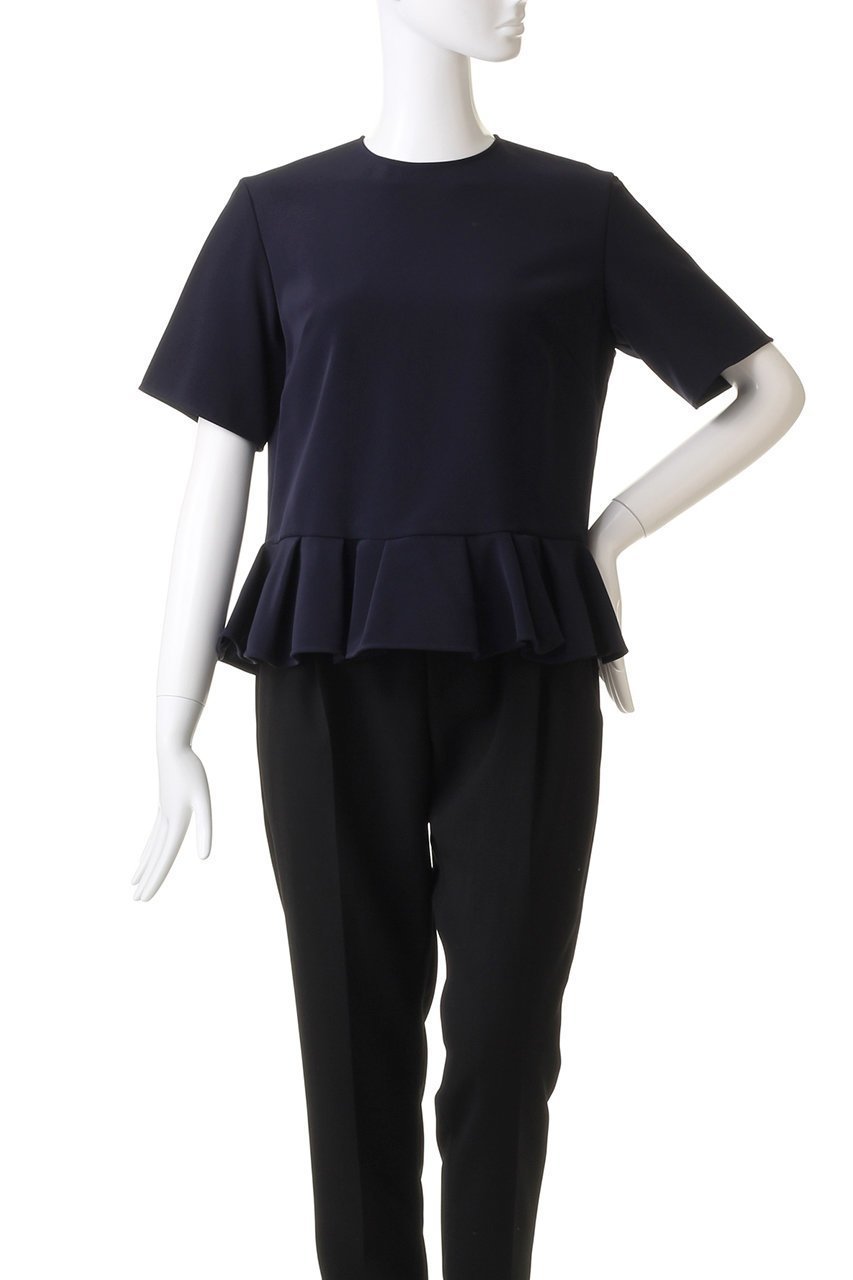 【エムダブリュー/MW】のストレッチ ペプラムタック ブラウス 人気、トレンドファッション・服の通販 founy(ファニー) 　ファッション　Fashion　レディースファッション　Fashion for Women　トップス・カットソー　Cut & Sew Tops　シャツ・ブラウス・オフィスカジュアル　Elegant Blouses & Button-Ups　ショート　Short, Short Length　ストレッチ　Stretch, Stretchy Fabric　スリーブ　Sleeve, Long Sleeve / Short Sleeve　パーティ　Party, Party Style　ペプラム　Peplum, Flared Hem　マニッシュ　Mannish, Boyish　other-2|ID: prp329100003515646 ipo3291000000032908229