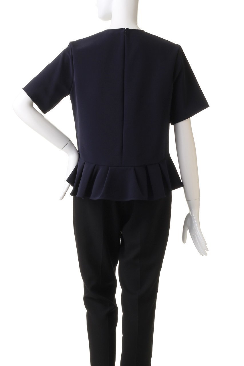 【エムダブリュー/MW】のストレッチ ペプラムタック ブラウス 人気、トレンドファッション・服の通販 founy(ファニー) 　ファッション　Fashion　レディースファッション　Fashion for Women　トップス・カットソー　Cut & Sew Tops　シャツ・ブラウス・オフィスカジュアル　Elegant Blouses & Button-Ups　ショート　Short, Short Length　ストレッチ　Stretch, Stretchy Fabric　スリーブ　Sleeve, Long Sleeve / Short Sleeve　パーティ　Party, Party Style　ペプラム　Peplum, Flared Hem　マニッシュ　Mannish, Boyish　other-4|ID: prp329100003515646 ipo3291000000032908234