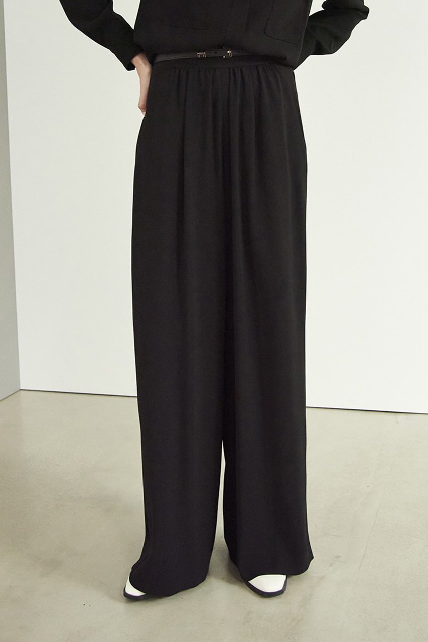 【エムダブリュー/MW】のバックサテン ギャザー パンツ 人気、トレンドファッション・服の通販 founy(ファニー) 　ファッション　Fashion　レディースファッション　Fashion for Women　パンツ　Pants & Trousers　バッグ　Bags　おすすめ　Recommended / Our Picks　ギャザー　Gathered, Ruffled　サテン　Satin, Glossy Fabric　other-8|ID: prp329100003515648 ipo3291000000032907041