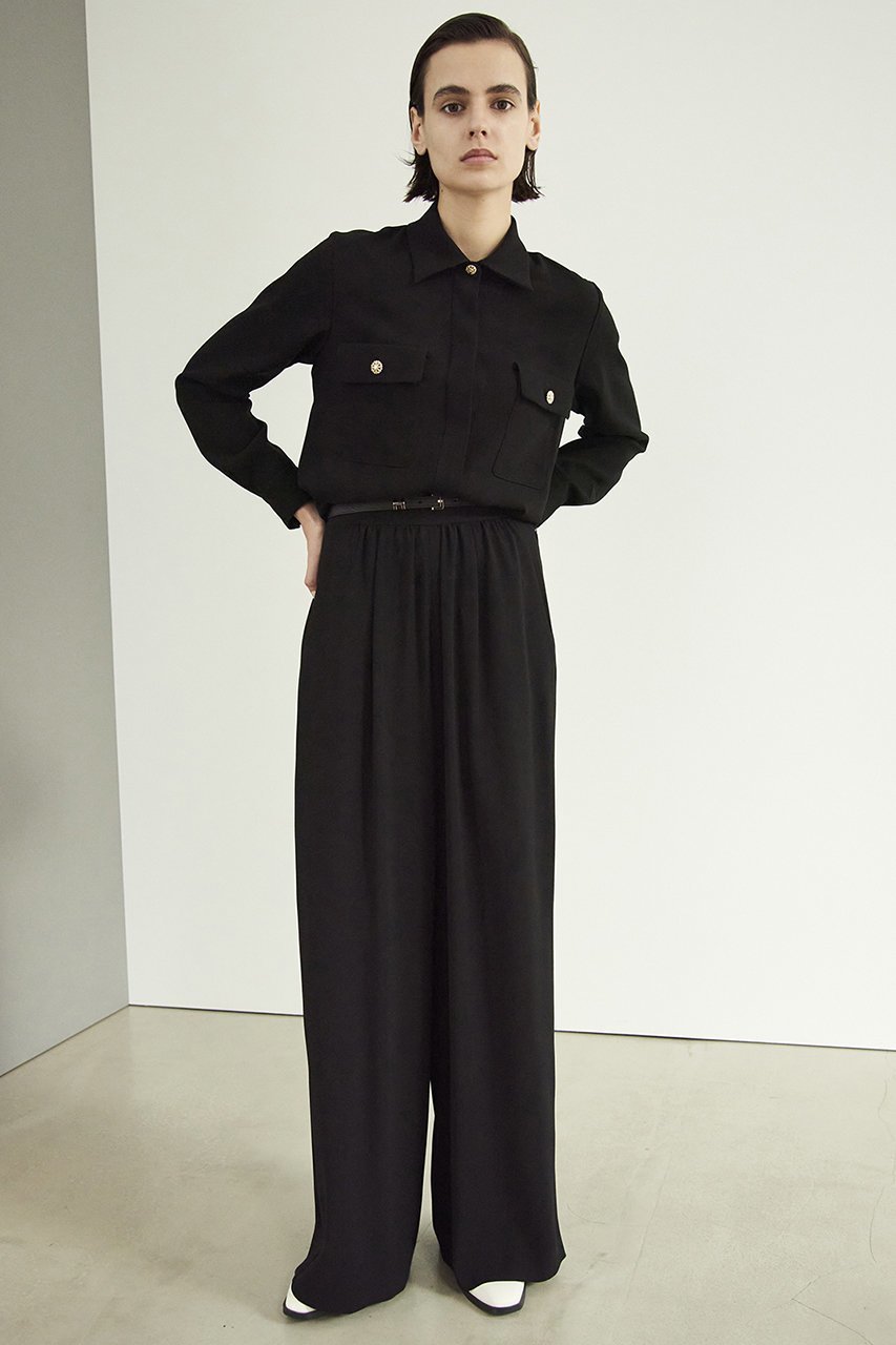 【エムダブリュー/MW】のバックサテン ギャザー パンツ 人気、トレンドファッション・服の通販 founy(ファニー) 　ファッション　Fashion　レディースファッション　Fashion for Women　パンツ　Pants & Trousers　バッグ　Bags　おすすめ　Recommended / Our Picks　ギャザー　Gathered, Ruffled　サテン　Satin, Glossy Fabric　other-7|ID: prp329100003515648 ipo3291000000035768343