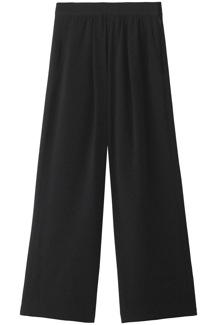 【エムダブリュー/MW】のバックサテン ギャザー パンツ インテリア・キッズ・メンズ・レディースファッション・服の通販 founy(ファニー) 　ファッション　Fashion　レディースファッション　Fashion for Women　パンツ　Pants & Trousers　バッグ　Bags　おすすめ　Recommended / Our Picks　ギャザー　Gathered, Ruffled　サテン　Satin, Glossy Fabric　ブラック|ID: prp329100003515648 ipo3291000000036099607