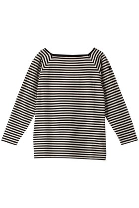 【エリオポール/heliopole】 【Le Minor】MARINIERE CARRE カットソー人気、トレンドファッション・服の通販 founy(ファニー) ファッション Fashion レディースファッション Fashion for Women トップス・カットソー Cut & Sew Tops シャツ・ブラウス・オフィスカジュアル Elegant Blouses & Button-Ups ロングTシャツ・Tシャツ Longline T-Shirts & Tees カットソー・ベーシックTシャツ Cut-and-Sewn Tops / Stretch Tees & Basics インナー Innerwear カットソー Cut and Sewn Top コンパクト Compact, Small Size スリーブ Sleeve, Long Sleeve / Short Sleeve パッチ Patch, Appliqué ボーダー Border, Stripe ロング Long, Long-Length |ID:prp329100003515675