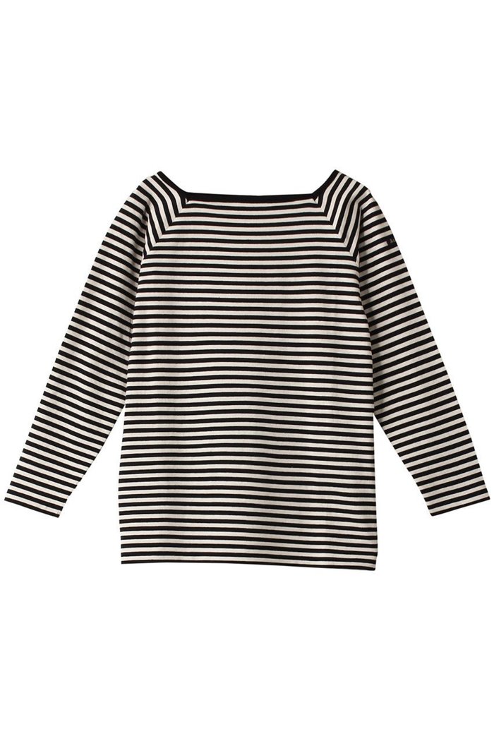 【エリオポール/heliopole】の【Le Minor】MARINIERE CARRE カットソー インテリア・キッズ・メンズ・レディースファッション・服の通販 founy(ファウニー) https://founy.com/ ファッション Fashion レディースファッション Fashion for Women トップス・カットソー Cut & Sew Tops シャツ・ブラウス・オフィスカジュアル Elegant Blouses & Button-Ups ロングTシャツ・Tシャツ Longline T-Shirts & Tees カットソー・ベーシックTシャツ Cut-and-Sewn Tops / Stretch Tees & Basics インナー Innerwear カットソー Cut and Sewn Top コンパクト Compact, Small Size スリーブ Sleeve, Long Sleeve / Short Sleeve パッチ Patch, Appliqué ボーダー Border, Stripe ロング Long, Long-Length |ID: prp329100003515675 ipo3291000000036989322