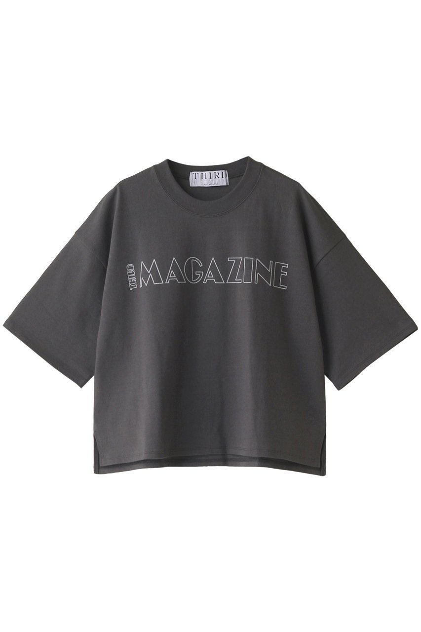 【サードマガジン/THIRD MAGAZINE】のELLE SHOP別注カラー ロゴプリントTシャツ 人気、トレンドファッション・服の通販 founy(ファニー) 　ファッション　Fashion　レディースファッション　WOMEN　トップス・カットソー　Tops/Tshirt　シャツ/ブラウス　Shirts/Blouses　ロング / Tシャツ　T-Shirts　カットソー　Cut and Sewn　おすすめ　Recommend　カットソー　Cut And Sew　ショート　Short　ジャケット　Jacket　スリーブ　Sleeve　バランス　Balance　プリント　Print　別注　Special Order　定番　Standard　 other-1|ID: prp329100003518113 ipo3291000000023234415