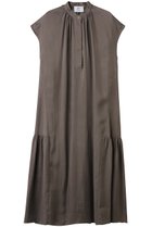 【プルミエ アロンディスモン/1er Arrondissement】のキュプラフィブリルシャツワンピース グレージュ|ID:prp329100003520328