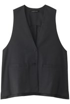 【ミズイロ インド/mizuiro ind】のdeep V neck wide vest ベスト c.gray|ID:prp329100003522191