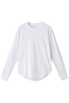 【スリー ドッツ/three dots】のニューサンデッドジャージー ロングTシャツ ホワイト|ID: prp329100003522194 ipo3291000000036009031