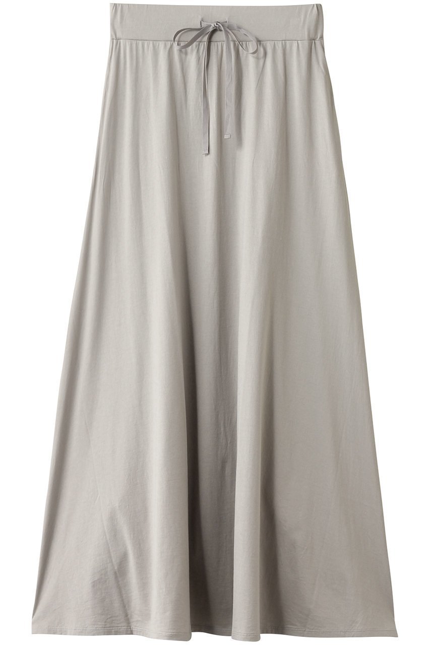 【スリー ドッツ/three dots】のロングステープルヤーン スカート インテリア・キッズ・メンズ・レディースファッション・服の通販 founy(ファニー) ファッション Fashion レディースファッション Fashion for Women スカート Skirts ロングスカート Long Skirts / Maxi & Midi Skirts シンプル Simple, Minimal フレア Flare, Flared ロング Long, Long-Length グレー|ID: prp329100003522195 ipo3291000000033964373