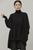 【カレンソロジー/Curensology】のハイネックギャザーニットプルオーバー 人気、トレンドファッション・服の通販 founy(ファニー) ファッション Fashion レディースファッション WOMEN トップス・カットソー Tops/Tshirt ニット Knit Tops プルオーバー Pullover なめらか Smooth ギャザー Gather デニム Denim ハイネック High Neck バランス Balance フレア Flare ワイド Wide 再入荷 Restock/Back In Stock/Re Arrival 冬 Winter thumbnail ネイビー|ID: prp329100003524214 ipo3291000000027746013