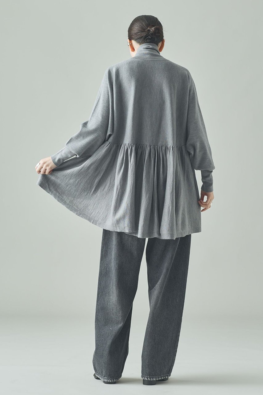 【カレンソロジー/Curensology】のハイネックギャザーニットプルオーバー 人気、トレンドファッション・服の通販 founy(ファニー) 　ファッション　Fashion　レディースファッション　Fashion for Women　トップス・カットソー　Cut & Sew Tops　ニット　Knit Tops & Sweaters　カジュアルプルオーバー・ニットトップス　Pullovers & Knit Tops / Casual Pullovers　なめらか　Smooth, Silky Texture　ギャザー　Gathered, Ruffled　ハイネック　High Neck, Mock Neck　フレア　Flare, Flared　冬　Winter / This Winter　other-7|ID: prp329100003524214 ipo3291000000035600053