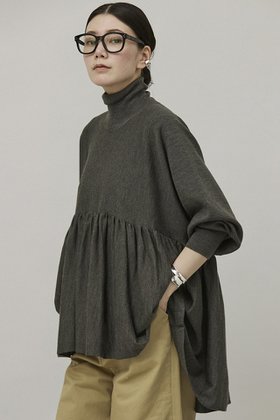 【カレンソロジー/Curensology】 ハイネックギャザーニットプルオーバー人気、トレンドファッション・服の通販 founy(ファニー) ファッション Fashion レディースファッション Fashion for Women トップス・カットソー Cut & Sew Tops ニット Knit Tops & Sweaters カジュアルプルオーバー・ニットトップス Pullovers & Knit Tops / Casual Pullovers なめらか Smooth, Silky Texture ギャザー Gathered, Ruffled ハイネック High Neck, Mock Neck フレア Flare, Flared 冬 Winter / This Winter |ID:prp329100003524214