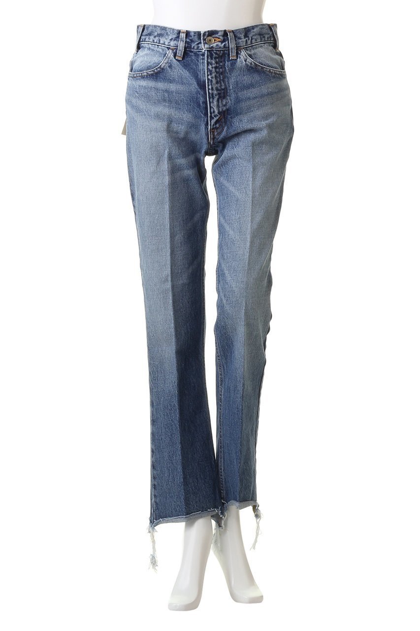 【アンスクリア/INSCRIRE】のフレアデニムパンツ 人気、トレンドファッション・服の通販 founy(ファニー) 　ファッション　Fashion　レディースファッション　Fashion for Women　パンツ　Pants & Trousers　デニムパンツ・ジーンズ・美脚デニム　Denim Jeans & Pants　ウォッシュ　Washed Finish　センター　Center, Center Line　デニム　Denim, Jeans Material　トレンド　Trend, Trending Now　フレア　Flare, Flared　other-2|ID: prp329100003524235 ipo3291000000032829678