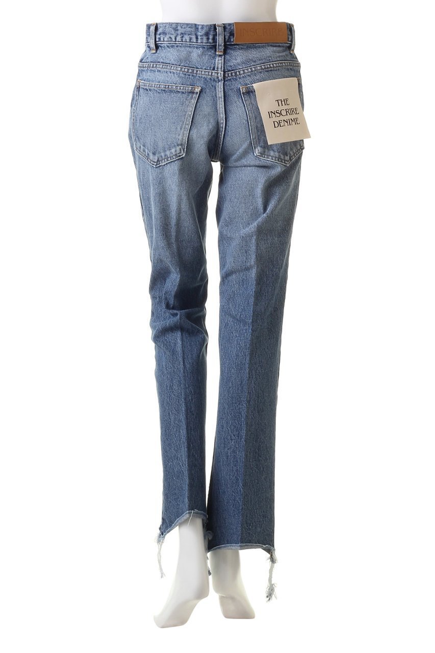 【アンスクリア/INSCRIRE】のフレアデニムパンツ 人気、トレンドファッション・服の通販 founy(ファニー) 　ファッション　Fashion　レディースファッション　Fashion for Women　パンツ　Pants & Trousers　デニムパンツ・ジーンズ・美脚デニム　Denim Jeans & Pants　ウォッシュ　Washed Finish　センター　Center, Center Line　デニム　Denim, Jeans Material　トレンド　Trend, Trending Now　フレア　Flare, Flared　other-4|ID: prp329100003524235 ipo3291000000032829680