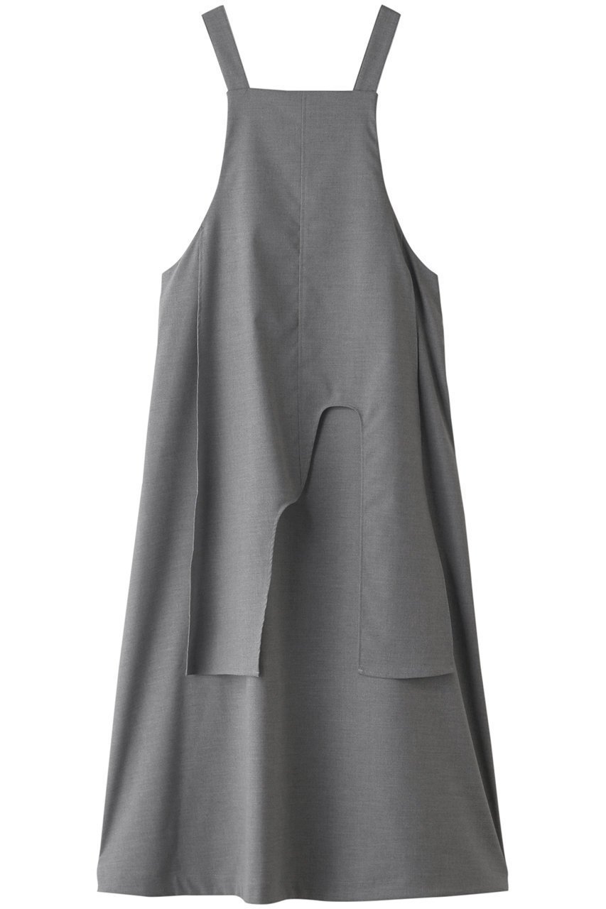 【ナゴンスタンス/nagonstans】のストレッチトロ レイヤード Jumper SK/ジャンパースカート インテリア・キッズ・メンズ・レディースファッション・服の通販 founy(ファニー) 　ファッション　Fashion　レディースファッション　Fashion for Women　スカート　Skirts　ロングスカート　Long Skirts / Maxi & Midi Skirts　ストレッチ　Stretch, Stretchy Fabric　タートルネック　Turtleneck, High Neck　ポケット　Pocket, Pocket Detail　ラウンド　Round, Round Neck　ロング　Long, Long-Length　Stone|ID: prp329100003526847 ipo3291000000035814515