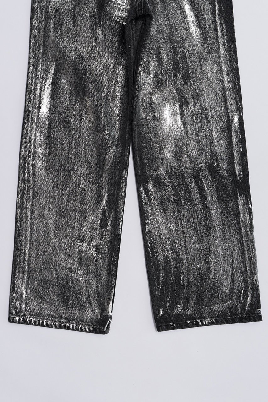 【プランク プロジェクト/PRANK PROJECT】のカスレ泊デニム / Blur Leaf Denim 人気、トレンドファッション・服の通販 founy(ファニー) ファッション Fashion レディースファッション Fashion for Women パンツ Pants & Trousers デニムパンツ・ジーンズ・美脚デニム Denim Jeans & Pants ストレート Straight, Straight Cut デニム Denim, Jeans Material プリント Print, Printed Pattern other-6|ID: prp329100003529525 ipo3291000000034423534