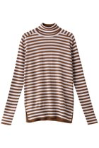 【ベイジ,/BEIGE,】のLA MONNAIE(ラ モネ)/タートルニット オフボーダー×キャメル|ID: prp329100003529551 ipo3291000000035722629