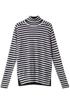 【ベイジ,/BEIGE,】のLA MONNAIE(ラ モネ)/タートルニット オフボーダー×ネイビー|ID: prp329100003529551 ipo3291000000035722631