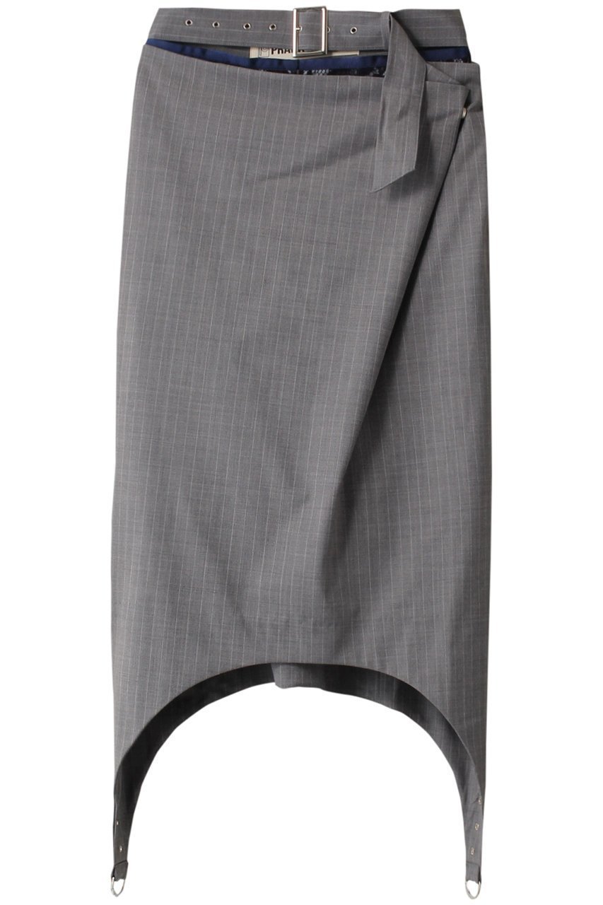 【プランク プロジェクト/PRANK PROJECT】のレースレイヤードスカート / Lace Layered Skirt インテリア・キッズ・メンズ・レディースファッション・服の通販 founy(ファニー) 　ファッション　Fashion　レディースファッション　WOMEN　スカート　Skirt　おすすめ　Recommend　ストライプ　Stripe　ドット　Dot　ドレープ　Drape　レース　Race　GRY(グレー)|ID: prp329100003534067 ipo3291000000026727812