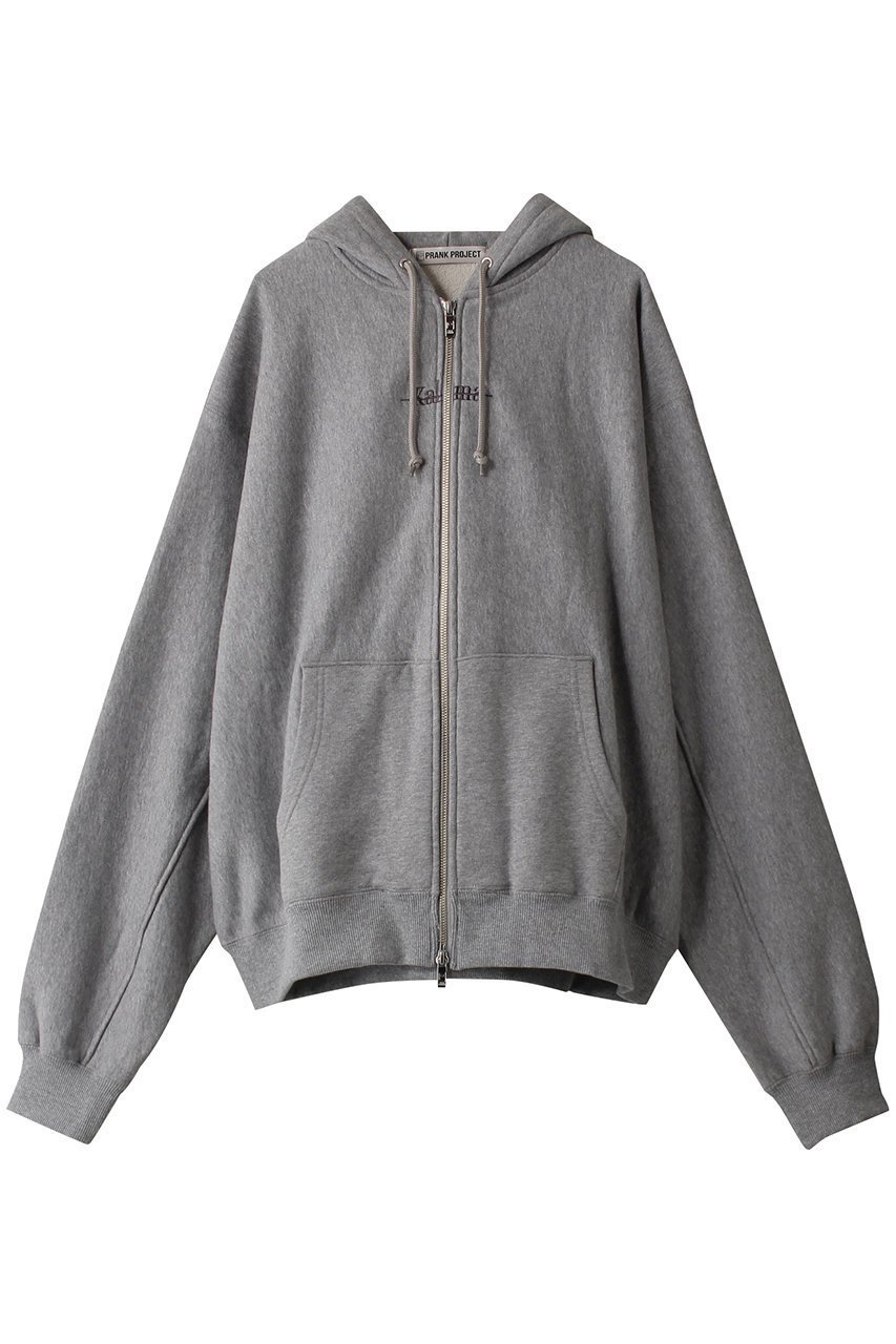 【プランク プロジェクト/PRANK PROJECT】の【UNISEX】KALMAジップフーディ / KALMA Zip Hoodie インテリア・キッズ・メンズ・レディースファッション・服の通販 founy(ファニー) 　ファッション　Fashion　レディースファッション　Fashion for Women　トップス・カットソー　Cut & Sew Tops　シャツ・ブラウス・オフィスカジュアル　Elegant Blouses & Button-Ups　レディースパーカー・カジュアルフーディー　Casual Hoodies & Sweatshirts　ロングTシャツ・Tシャツ　Longline T-Shirts & Tees　スウェット・クルーネックトップス　Sweatshirts & Crewnecks / Relaxed Fit Sweat Tops　カットソー・ベーシックTシャツ　Cut-and-Sewn Tops / Stretch Tees & Basics　ユニセックス　Unisex, Genderless　おすすめ　Recommended / Our Picks　インナー　Innerwear　フロント　Front, Front Design　プリント　Print, Printed Pattern　秋　Autumn　GRY(グレー)|ID: prp329100003534070 ipo3291000000032848505