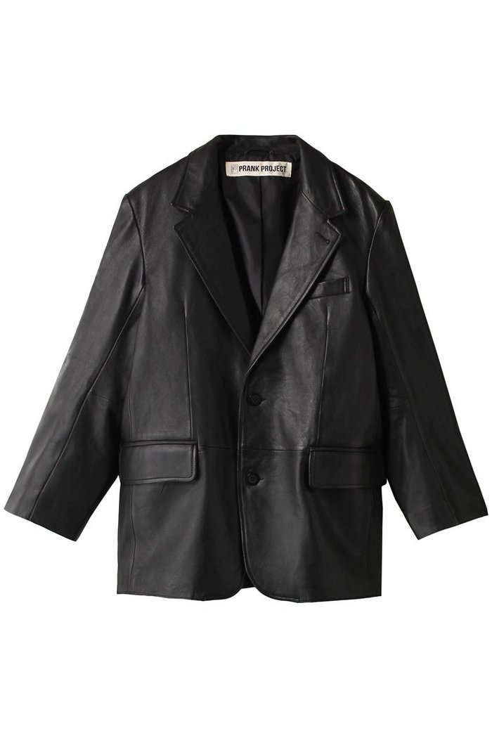 【プランク プロジェクト/PRANK PROJECT】のSHEEPレザーテーラードジャケット / SHEEP Leather Tailored Jacket インテリア・キッズ・メンズ・レディースファッション・服の通販 founy(ファニー) https://founy.com/ ファッション Fashion レディースファッション Fashion for Women アウター Coat / Outerwear Collection レディースジャケット・軽アウター Jackets テーラードジャケット / 通勤・きれいめスタイル Tailored Jackets & Blazers ジャケット Jacket, Outerwear 冬 Winter / This Winter |ID: prp329100003534075 ipo3291000000032960162