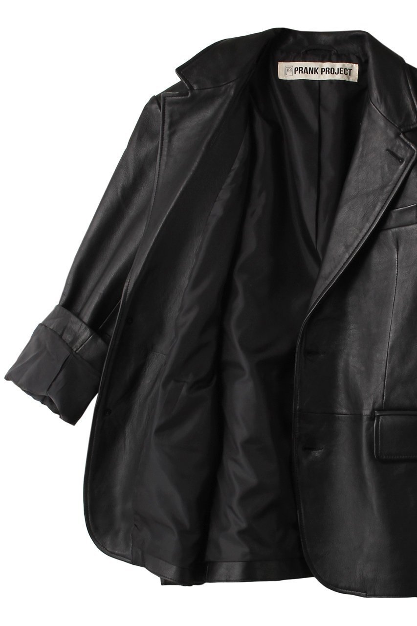 【プランク プロジェクト/PRANK PROJECT】のSHEEPレザーテーラードジャケット / SHEEP Leather Tailored Jacket 人気、トレンドファッション・服の通販 founy(ファニー) 　ファッション　Fashion　レディースファッション　Fashion for Women　アウター　Coat / Outerwear Collection　レディースジャケット・軽アウター　Jackets　テーラードジャケット / 通勤・きれいめスタイル　Tailored Jackets & Blazers　ジャケット　Jacket, Outerwear　冬　Winter / This Winter　other-6|ID: prp329100003534075 ipo3291000000032960185
