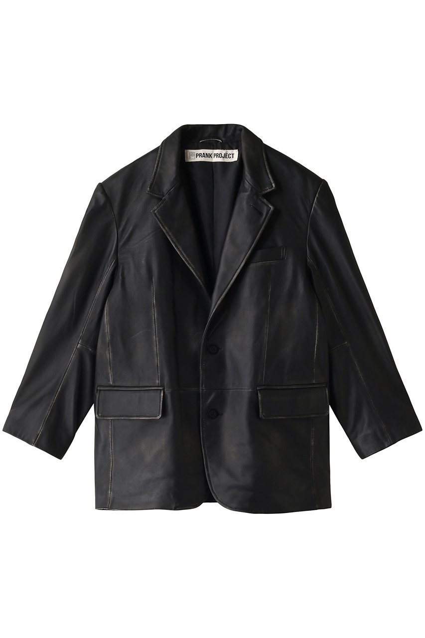 【プランク プロジェクト/PRANK PROJECT】のラブオフSHEEPレザーテーラードジャケット / Rub Off SHEEP Leather Tailored Jacket 人気、トレンドファッション・服の通販 founy(ファニー) 　ファッション　Fashion　レディースファッション　Fashion for Women　アウター　Coat / Outerwear Collection　レディースジャケット・軽アウター　Jackets　テーラードジャケット / 通勤・きれいめスタイル　Tailored Jackets & Blazers　ヴィンテージ　Vintage Style　ジャケット　Jacket, Outerwear　冬　Winter / This Winter　 other-1|ID: prp329100003534076 ipo3291000000032966494