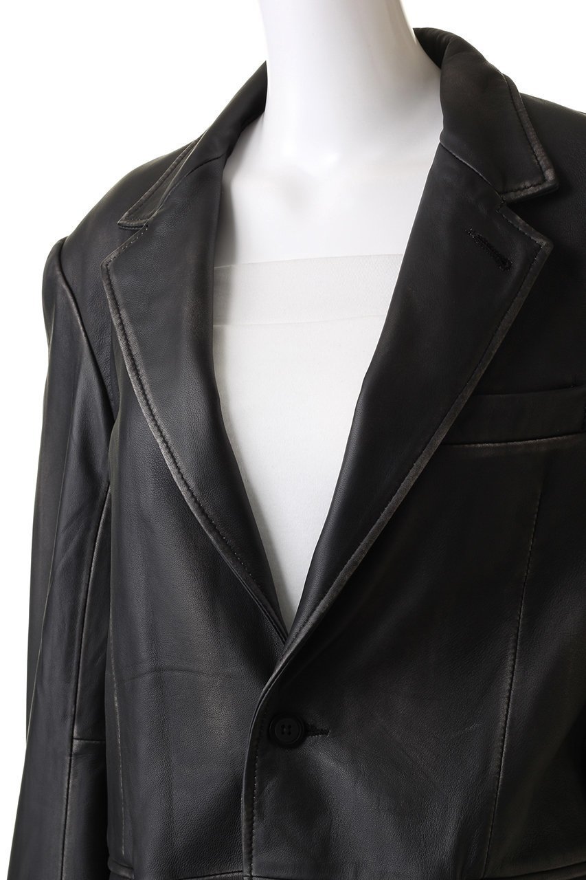 【プランク プロジェクト/PRANK PROJECT】のラブオフSHEEPレザーテーラードジャケット / Rub Off SHEEP Leather Tailored Jacket 人気、トレンドファッション・服の通販 founy(ファニー) 　ファッション　Fashion　レディースファッション　Fashion for Women　アウター　Coat / Outerwear Collection　レディースジャケット・軽アウター　Jackets　テーラードジャケット / 通勤・きれいめスタイル　Tailored Jackets & Blazers　ヴィンテージ　Vintage Style　ジャケット　Jacket, Outerwear　冬　Winter / This Winter　other-5|ID: prp329100003534076 ipo3291000000032966513