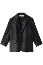【プランク プロジェクト/PRANK PROJECT】のラブオフSHEEPレザーテーラードジャケット / Rub Off SHEEP Leather Tailored Jacket BLK(ブラック)|ID: prp329100003534076 ipo3291000000036759304