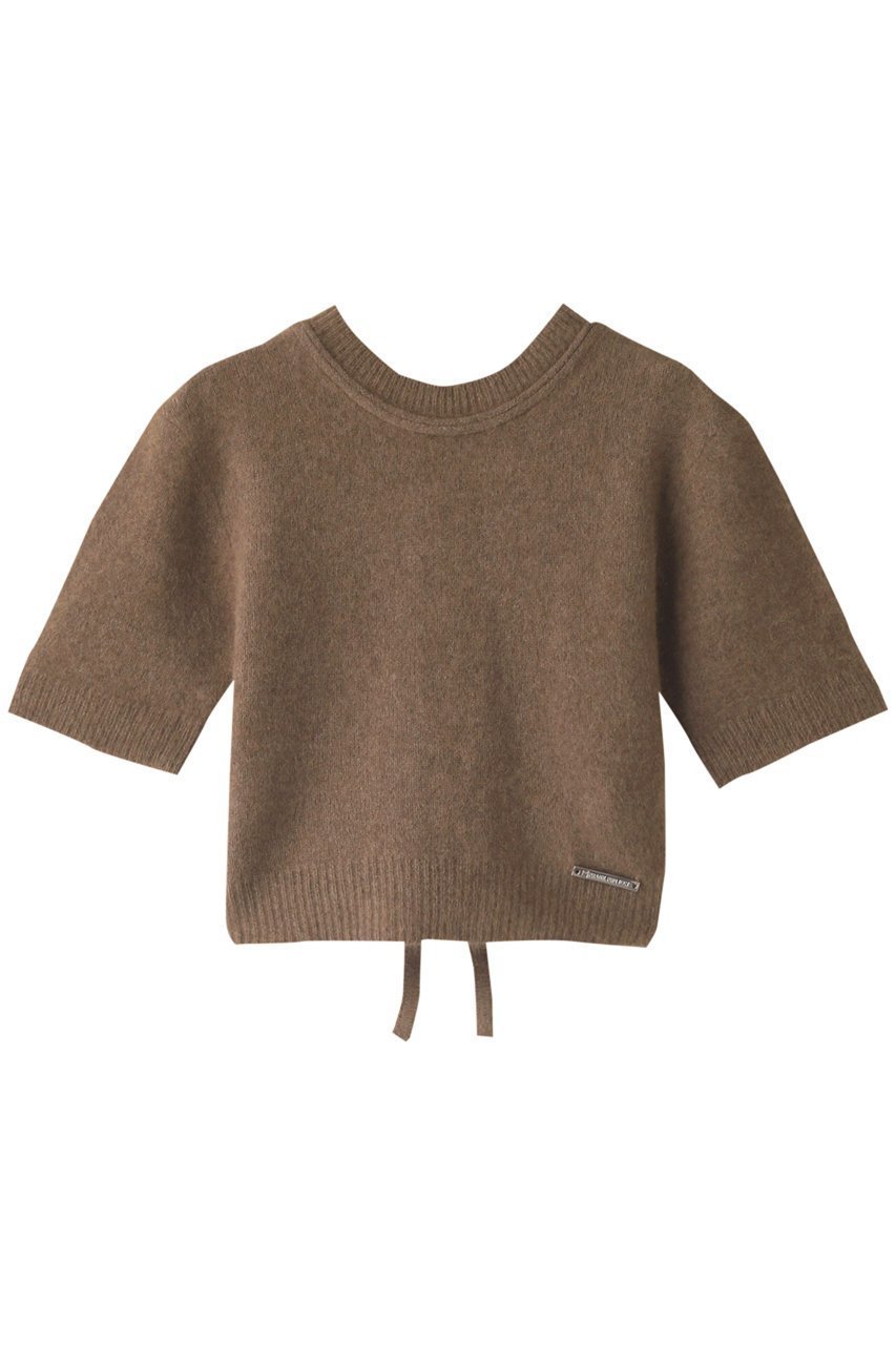 【プランク プロジェクト/PRANK PROJECT】のラクーン2WAYハーフスリーブニット / Raccoon 2WAY Half Sleeve Knit インテリア・キッズ・メンズ・レディースファッション・服の通販 founy(ファニー) 　ファッション　Fashion　レディースファッション　Fashion for Women　トップス・カットソー　Cut & Sew Tops　ニット　Knit Tops & Sweaters　カーディガン・羽織り　Layered Style Cardigans　おすすめ　Recommended / Our Picks　アンゴラ　Angora Knitwear　オケージョン　Occasion Wear　カーディガン　Cardigan, Knitwear　クロップド　Cropped, Short Length　シンプル　Simple, Minimal　ボレロ　Bolero, Short Cardigan　半袖　Short Sleeve, Half Sleeve　BGE(ベージュ)|ID: prp329100003534082 ipo3291000000036906510