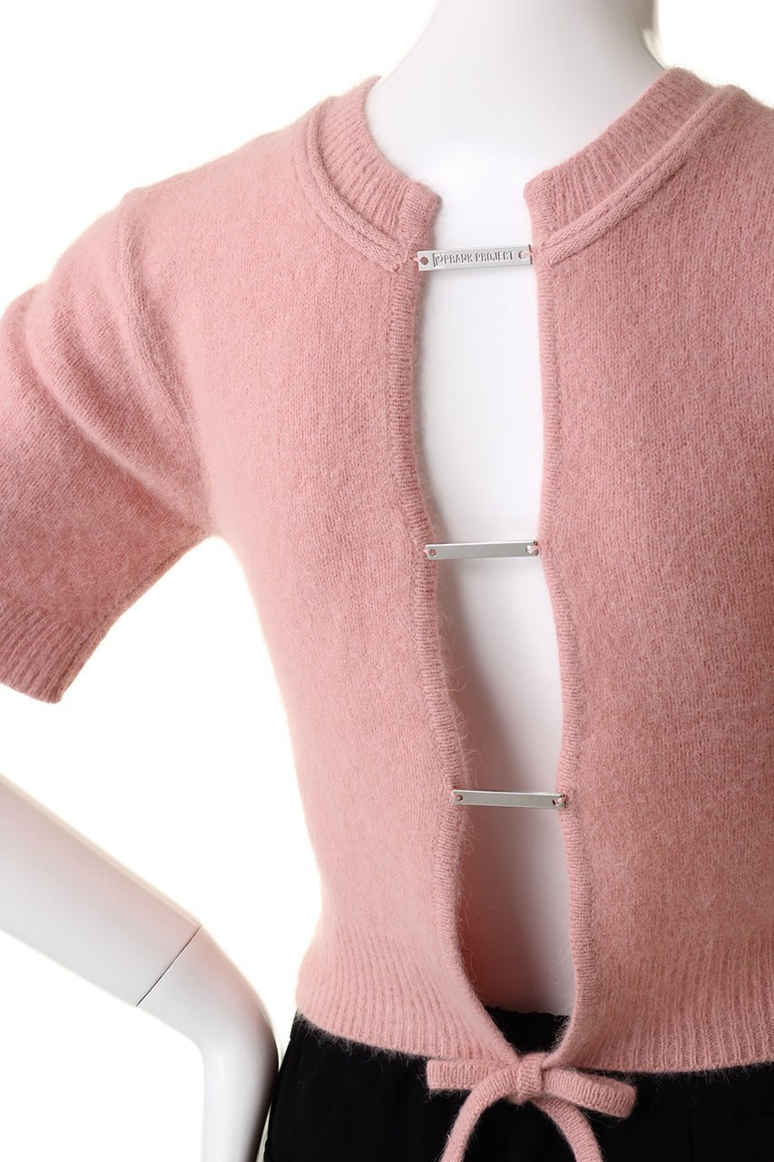 【プランク プロジェクト/PRANK PROJECT】のラクーン2WAYハーフスリーブニット / Raccoon 2WAY Half Sleeve Knit 人気、トレンドファッション・服の通販 founy(ファニー) 　ファッション　Fashion　レディースファッション　Fashion for Women　トップス・カットソー　Cut & Sew Tops　ニット　Knit Tops & Sweaters　カーディガン・羽織り　Layered Style Cardigans　おすすめ　Recommended / Our Picks　アンゴラ　Angora Knitwear　オケージョン　Occasion Wear　カーディガン　Cardigan, Knitwear　クロップド　Cropped, Short Length　シンプル　Simple, Minimal　ボレロ　Bolero, Short Cardigan　半袖　Short Sleeve, Half Sleeve　other-5|ID: prp329100003534082 ipo3291000000036906514