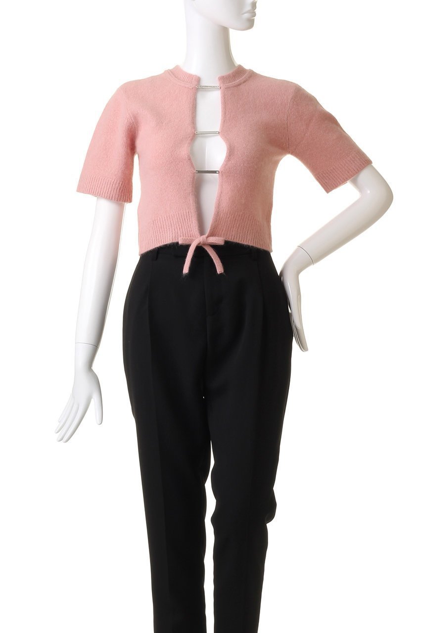 【プランク プロジェクト/PRANK PROJECT】のラクーン2WAYハーフスリーブニット / Raccoon 2WAY Half Sleeve Knit 人気、トレンドファッション・服の通販 founy(ファニー) 　ファッション　Fashion　レディースファッション　Fashion for Women　トップス・カットソー　Cut & Sew Tops　ニット　Knit Tops & Sweaters　カーディガン・羽織り　Layered Style Cardigans　おすすめ　Recommended / Our Picks　アンゴラ　Angora Knitwear　オケージョン　Occasion Wear　カーディガン　Cardigan, Knitwear　クロップド　Cropped, Short Length　シンプル　Simple, Minimal　ボレロ　Bolero, Short Cardigan　半袖　Short Sleeve, Half Sleeve　other-6|ID: prp329100003534082 ipo3291000000036906515