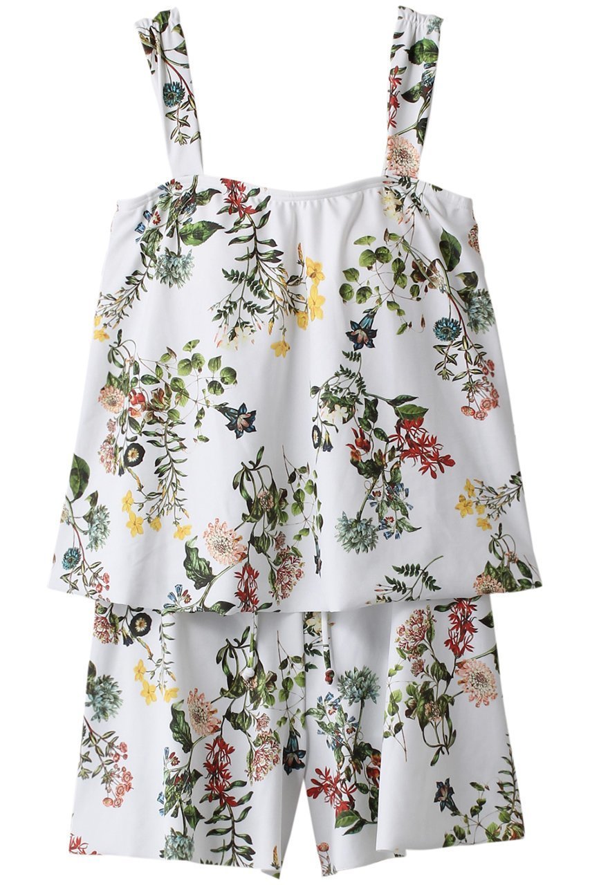 【レイール/Reir】の【San-ai Resort】Art Botanical3点セット インテリア・キッズ・メンズ・レディースファッション・服の通販 founy(ファニー) 　ファッション　Fashion　レディースファッション　WOMEN　水着　Swimwear　水着　Swimwear　ショート　Short　スポーツ　Sports　フェミニン　Feminine　リゾート　Resort　水着　Swimsuit　ホワイト|ID: prp329100003534218 ipo3291000000023310445