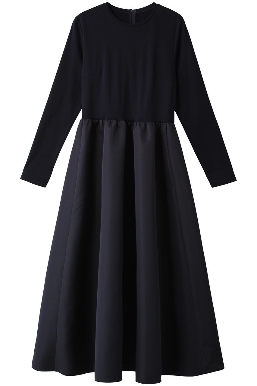 【アミカ/AMICA】のバレリーナT-ドレス インテリア・キッズ・メンズ・レディースファッション・服の通販 founy(ファニー) 　ファッション　Fashion　レディースファッション　Fashion for Women　ワンピース　Dresses　フォーマル・パーティードレス・結婚式用ドレス　Elegant & Casual Dresses　チュニック　Tunic Tops & Dresses　グログラン　Grosgrain, Grosgrain Ribbon　今季　This Season, Current Season　切替　Switching, Contrast Panel　サテン　Satin, Glossy Fabric　チュニック　Tunic, Long Top　ドレス　Dress, One-Piece　人気　Popular, Best Seller　バレエ　Ballet, Ballet Style　モダン　Modern, Contemporary　リラックス　Relax, Relaxed Fit　ロング　Long, Long-Length　ロイヤルネイビー|ID: prp329100003534224 ipo3291000000032862956