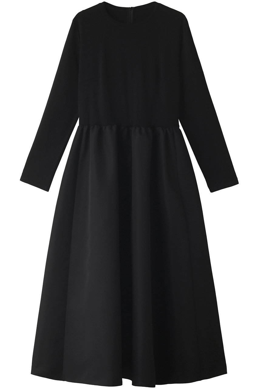 【アミカ/AMICA】のバレリーナT-ドレス インテリア・キッズ・メンズ・レディースファッション・服の通販 founy(ファニー) 　ファッション　Fashion　レディースファッション　Fashion for Women　ワンピース　Dresses　フォーマル・パーティードレス・結婚式用ドレス　Elegant & Casual Dresses　チュニック　Tunic Tops & Dresses　グログラン　Grosgrain, Grosgrain Ribbon　今季　This Season, Current Season　切替　Switching, Contrast Panel　サテン　Satin, Glossy Fabric　チュニック　Tunic, Long Top　ドレス　Dress, One-Piece　人気　Popular, Best Seller　バレエ　Ballet, Ballet Style　モダン　Modern, Contemporary　リラックス　Relax, Relaxed Fit　ロング　Long, Long-Length　ブラック|ID: prp329100003534224 ipo3291000000035532713