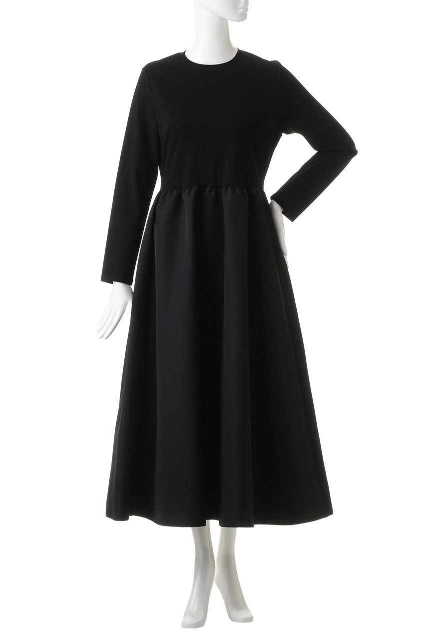 【アミカ/AMICA】のバレリーナT-ドレス 人気、トレンドファッション・服の通販 founy(ファニー) 　ファッション　Fashion　レディースファッション　Fashion for Women　ワンピース　Dresses　フォーマル・パーティードレス・結婚式用ドレス　Elegant & Casual Dresses　チュニック　Tunic Tops & Dresses　グログラン　Grosgrain, Grosgrain Ribbon　今季　This Season, Current Season　切替　Switching, Contrast Panel　サテン　Satin, Glossy Fabric　チュニック　Tunic, Long Top　ドレス　Dress, One-Piece　人気　Popular, Best Seller　バレエ　Ballet, Ballet Style　モダン　Modern, Contemporary　リラックス　Relax, Relaxed Fit　ロング　Long, Long-Length　other-2|ID: prp329100003534224 ipo3291000000035640798