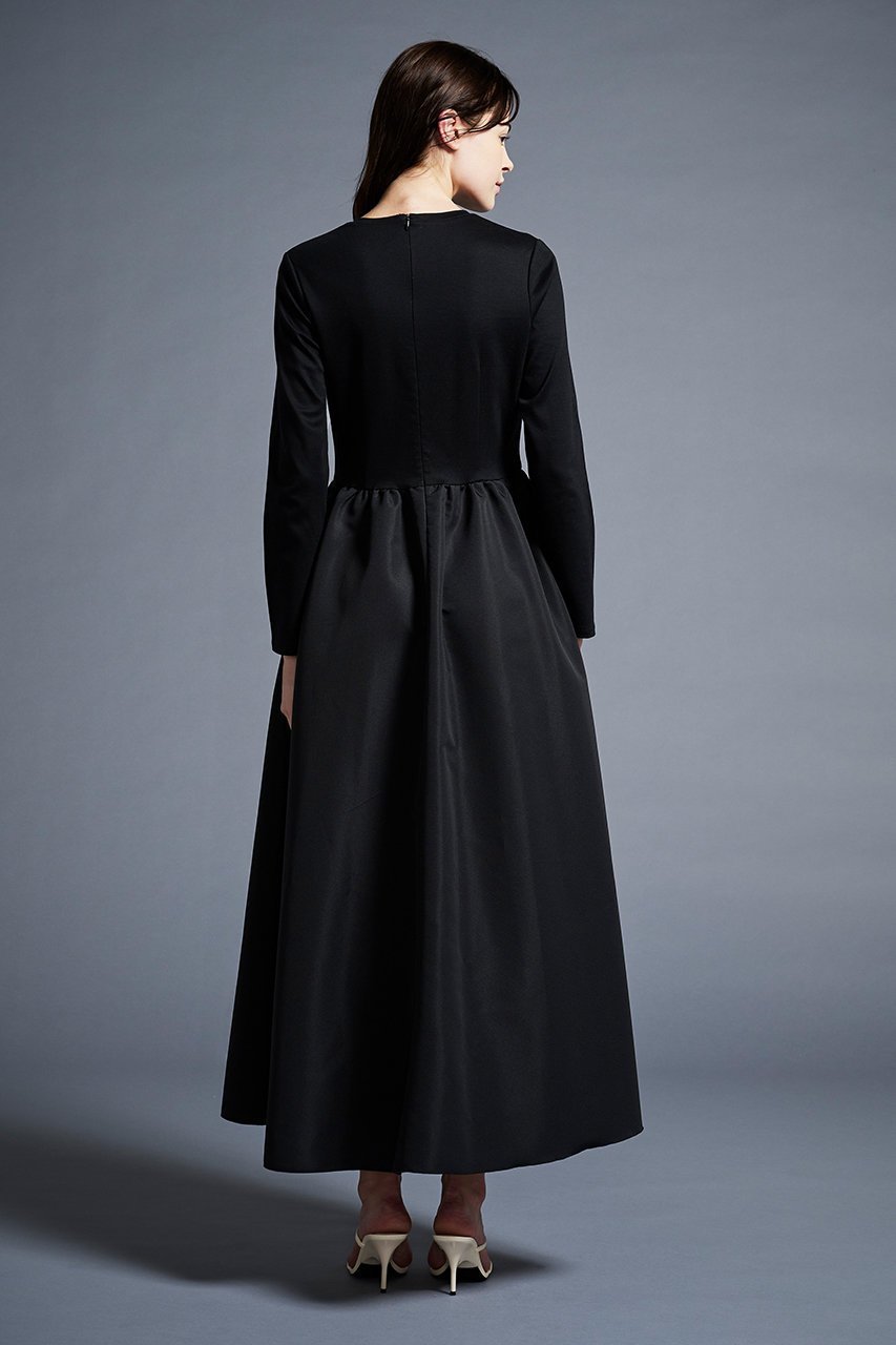 【アミカ/AMICA】のバレリーナT-ドレス 人気、トレンドファッション・服の通販 founy(ファニー) 　ファッション　Fashion　レディースファッション　Fashion for Women　ワンピース　Dresses　フォーマル・パーティードレス・結婚式用ドレス　Elegant & Casual Dresses　チュニック　Tunic Tops & Dresses　グログラン　Grosgrain, Grosgrain Ribbon　今季　This Season, Current Season　切替　Switching, Contrast Panel　サテン　Satin, Glossy Fabric　チュニック　Tunic, Long Top　ドレス　Dress, One-Piece　人気　Popular, Best Seller　バレエ　Ballet, Ballet Style　モダン　Modern, Contemporary　リラックス　Relax, Relaxed Fit　ロング　Long, Long-Length　other-8|ID: prp329100003534224 ipo3291000000035640804