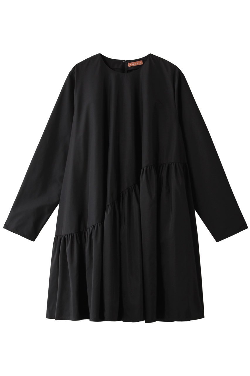 【アミカ/AMICA】のモロッコワンピース インテリア・キッズ・メンズ・レディースファッション・服の通販 founy(ファニー) 　ファッション　Fashion　レディースファッション　Fashion for Women　ワンピース　Dresses　チュニック　Tunic Tops & Dresses　アシンメトリー　Asymmetrical Style　タイプライター　Typewriter Fabric, Crisp Cotton　チュニック　Tunic, Long Top　ドレス　Dress, One-Piece　モダン　Modern, Contemporary　夏　Summer　ブラック|ID: prp329100003534229 ipo3291000000032889026