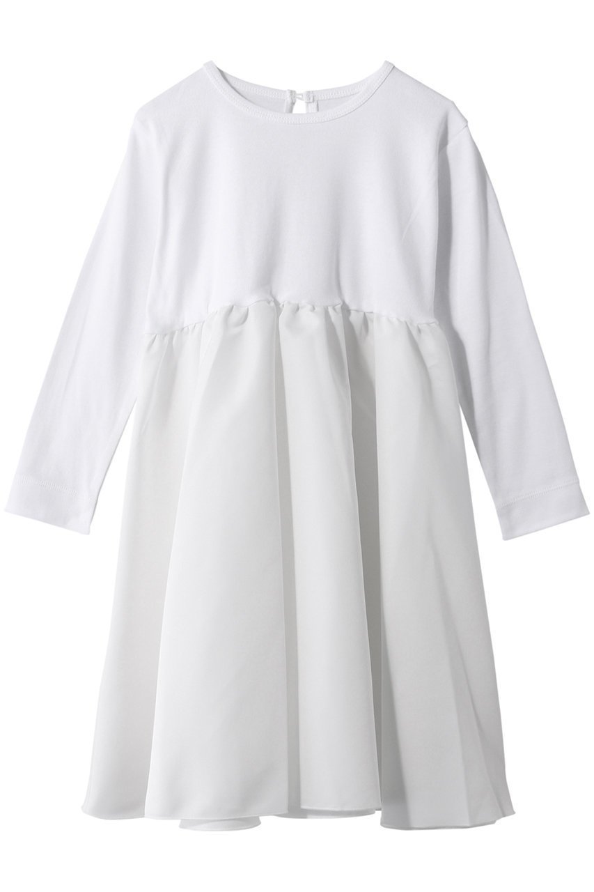 【アミカ/AMICA / KIDS】の【Baby&Kids】【定番】バレリーナロングT-ドレス インテリア・キッズ・メンズ・レディースファッション・服の通販 founy(ファニー) 　ファッション　Fashion　キッズファッション　Fashion for Kids　ワンピース　Dresses　秋　Autumn　グログラン　Grosgrain, Grosgrain Ribbon　今季　This Season, Current Season　ドレス　Dress, One-Piece　定番　Standard, Basic Item　人気　Popular, Best Seller　バレエ　Ballet, Ballet Style　ベビー　Baby, Babywear　モダン　Modern, Contemporary　リラックス　Relax, Relaxed Fit　ロング　Long, Long-Length　おすすめ　Recommended / Our Picks　ホワイト(6Y-8Y)|ID: prp329100003534230 ipo3291000000032843919