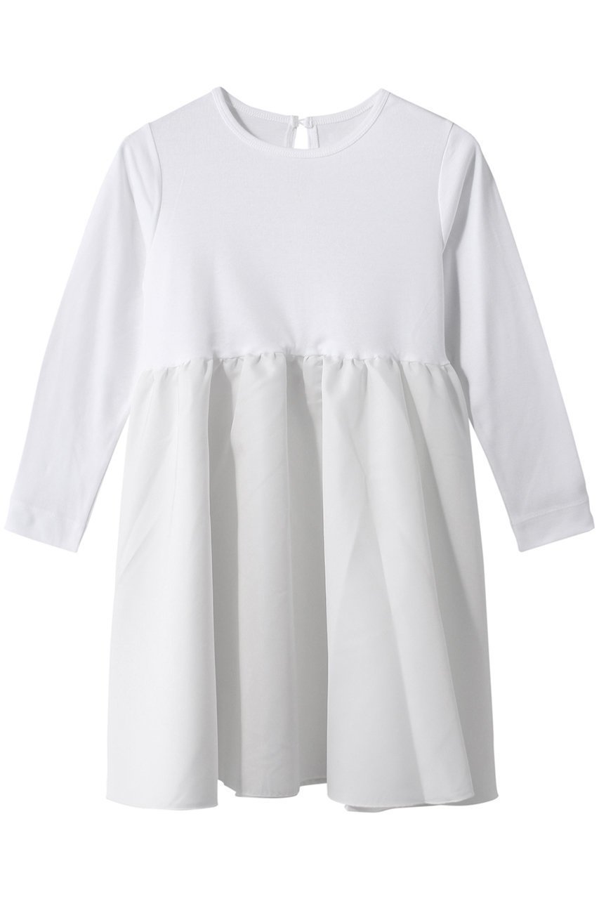 【アミカ/AMICA / KIDS】の【Baby&Kids】【定番】バレリーナロングT-ドレス インテリア・キッズ・メンズ・レディースファッション・服の通販 founy(ファニー) 　ファッション　Fashion　キッズファッション　Fashion for Kids　ワンピース　Dresses　秋　Autumn　グログラン　Grosgrain, Grosgrain Ribbon　今季　This Season, Current Season　ドレス　Dress, One-Piece　定番　Standard, Basic Item　人気　Popular, Best Seller　バレエ　Ballet, Ballet Style　ベビー　Baby, Babywear　モダン　Modern, Contemporary　リラックス　Relax, Relaxed Fit　ロング　Long, Long-Length　おすすめ　Recommended / Our Picks　ホワイト(9Y-11Y)|ID: prp329100003534230 ipo3291000000032843924