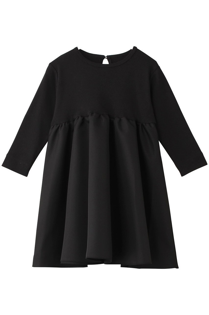 【アミカ/AMICA / KIDS】の【Baby&Kids】【定番】バレリーナロングT-ドレス インテリア・キッズ・メンズ・レディースファッション・服の通販 founy(ファニー) 　ファッション　Fashion　キッズファッション　Fashion for Kids　ワンピース　Dresses　秋　Autumn　グログラン　Grosgrain, Grosgrain Ribbon　今季　This Season, Current Season　ドレス　Dress, One-Piece　定番　Standard, Basic Item　人気　Popular, Best Seller　バレエ　Ballet, Ballet Style　ベビー　Baby, Babywear　モダン　Modern, Contemporary　リラックス　Relax, Relaxed Fit　ロング　Long, Long-Length　おすすめ　Recommended / Our Picks　ブラック(4Y-6Y)|ID: prp329100003534230 ipo3291000000032843977