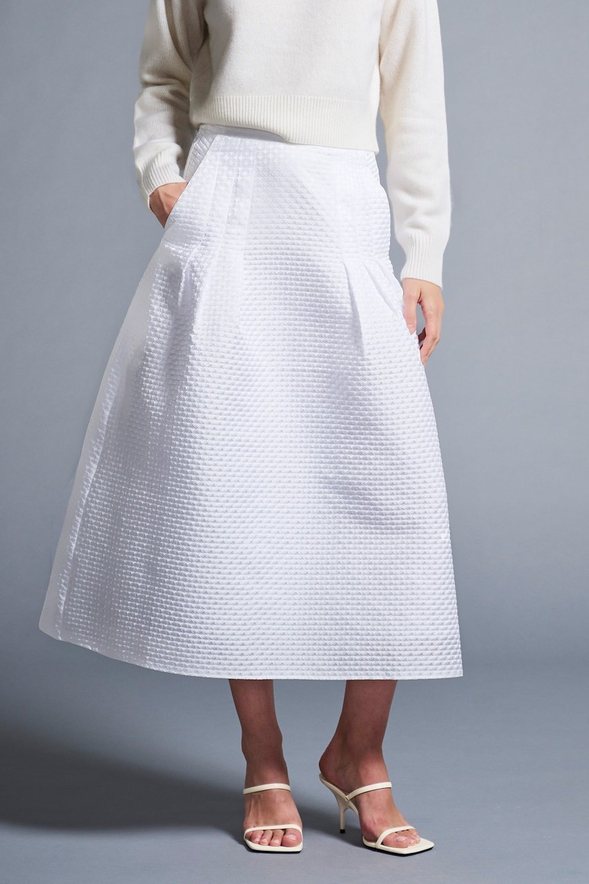 【アミカ/AMICA】のクローバークチュールスカート 人気、トレンドファッション・服の通販 founy(ファニー) ファッション Fashion レディースファッション Fashion for Women スカート Skirts ロングスカート Long Skirts / Maxi & Midi Skirts エレガント 上品 Elegant シャーリング Shirring, Ruched パターン Pattern, Design Print フレア Flare, Flared リラックス Relax, Relaxed Fit ロング Long, Long-Length 人気 Popular, Best Seller 今季 This Season, Current Season other-8|ID: prp329100003534242 ipo3291000000035641136