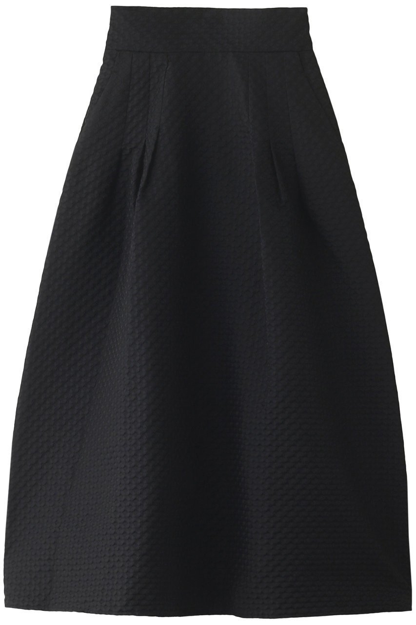 【アミカ/AMICA】のクローバークチュールスカート インテリア・キッズ・メンズ・レディースファッション・服の通販 founy(ファニー) 　ファッション　Fashion　レディースファッション　Fashion for Women　スカート　Skirts　ロングスカート　Long Skirts / Maxi & Midi Skirts　エレガント 上品　Elegant　シャーリング　Shirring, Ruched　パターン　Pattern, Design Print　フレア　Flare, Flared　リラックス　Relax, Relaxed Fit　ロング　Long, Long-Length　人気　Popular, Best Seller　今季　This Season, Current Season　ブラック|ID: prp329100003534242 ipo3291000000036563343