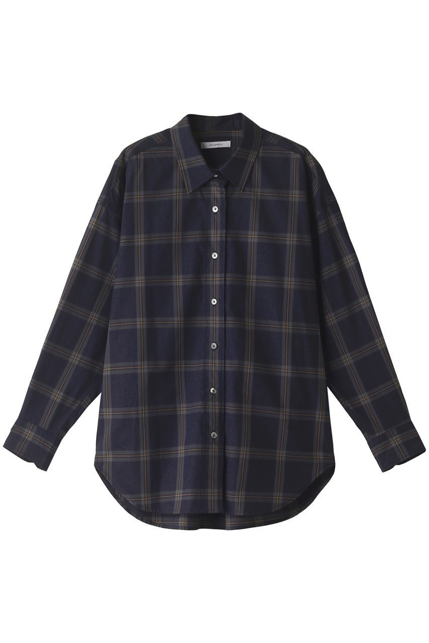 【エリオポール/heliopole】のthe EDITOR SHIRT CHECK シャツ 人気、トレンドファッション・服の通販 founy(ファニー) 　ファッション　Fashion　レディースファッション　WOMEN　トップス・カットソー　Tops/Tshirt　シャツ/ブラウス　Shirts/Blouses　おすすめ　Recommend　スリーブ　Sleeve　タンク　Tank　チェック　Check　ベーシック　Basic　ロング　Long　定番　Standard　 other-1|ID: prp329100003536841 ipo3291000000026727562