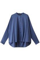 【ミズイロ インド/mizuiro ind】のバックギャザーワイドシャツ l.blue|ID:prp329100003538301