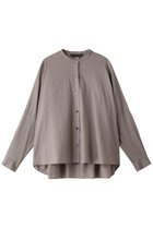 【ミズイロ インド/mizuiro ind】のバックギャザーワイドシャツ s.beige|ID:prp329100003538301