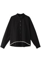 【ミズイロ インド/mizuiro ind】のbicolor hem round collar shirt シャツ black|ID:prp329100003538394